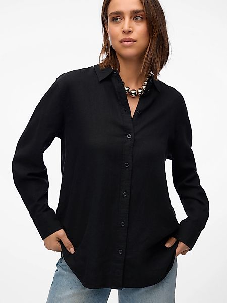 Vero Moda Hemdbluse "VMLINN LINEN LS SHIRT WVN NOOS" hochwertige Qaulität m günstig online kaufen