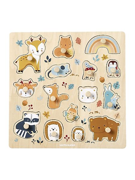vertbaudet Puzzle Baby Steckpuzzle WALDFREUNDE aus günstig online kaufen