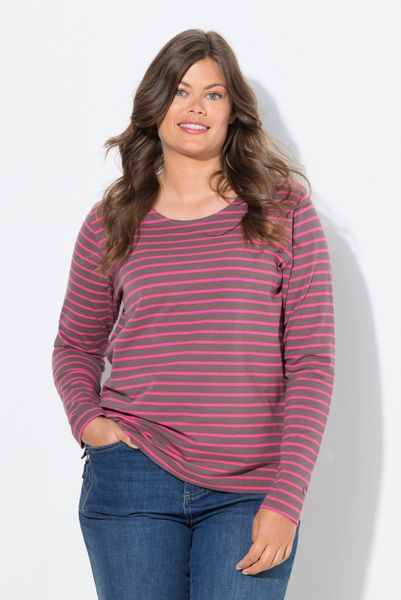 Laurasøn Longsleeve Ringelshirt Langarm Rundhalsausschnitt günstig online kaufen