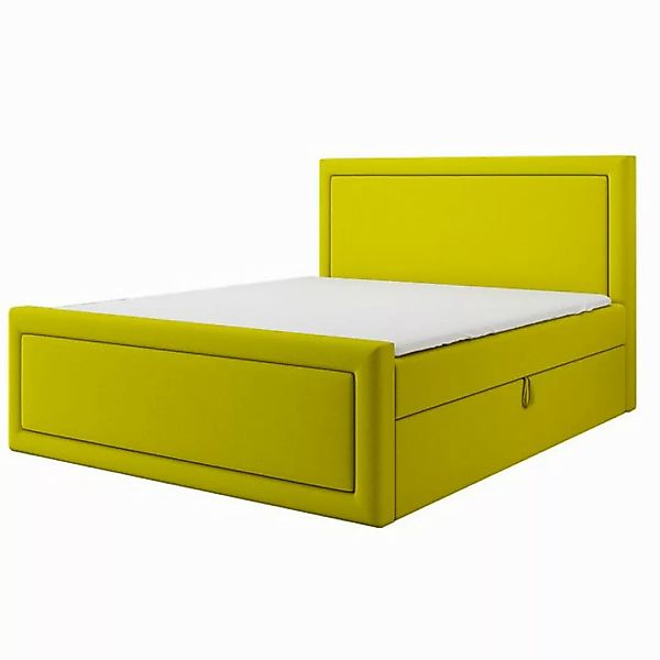 A&J MöbelLand GmbH Boxspringbett GERI mit 2 Bettkästen und Topper. günstig online kaufen