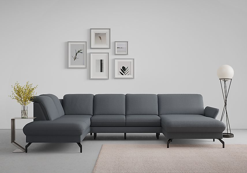 sit&more Wohnlandschaft »Fashion U-Form« wahlweise mit Kopfteilverstellung, günstig online kaufen