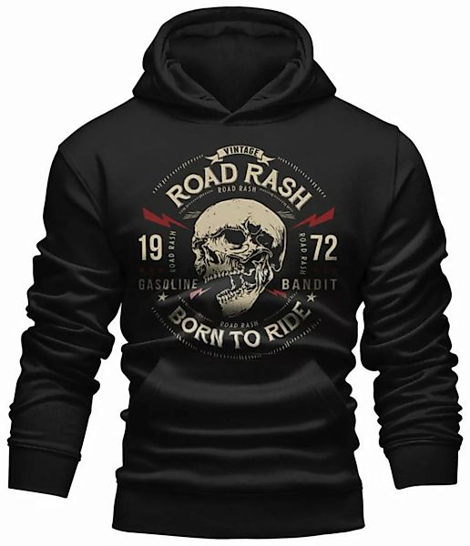 GASOLINE BANDIT® Kapuzensweatshirt für Biker, Racer, Motorradfahrer: Road R günstig online kaufen