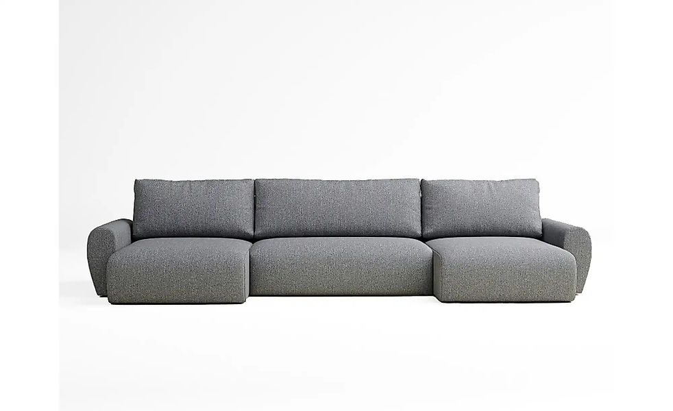 Wohnlandschaft  Numba ¦ grau ¦ Maße (cm): B: 397 H: 70 Polstermöbel > Sofas günstig online kaufen