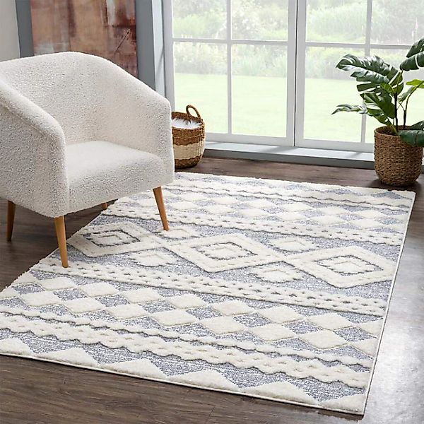 Carpet City Hochflor-Teppich »Focus 3005«, rechteckig, 20 mm Höhe, Läufer, günstig online kaufen