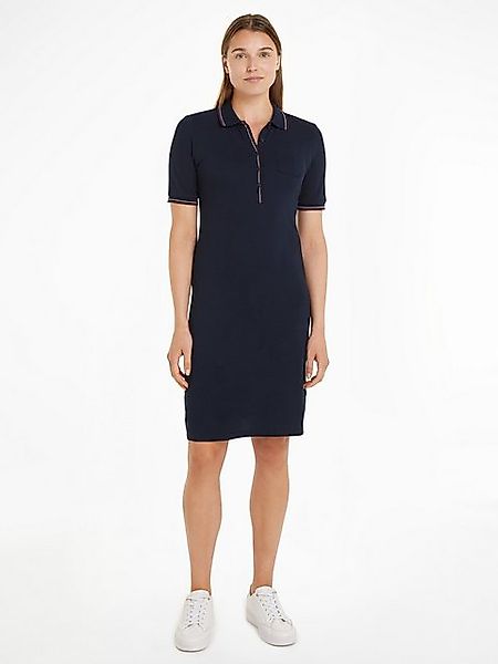 Tommy Hilfiger Polokleid SLIM RWB TIPPING günstig online kaufen
