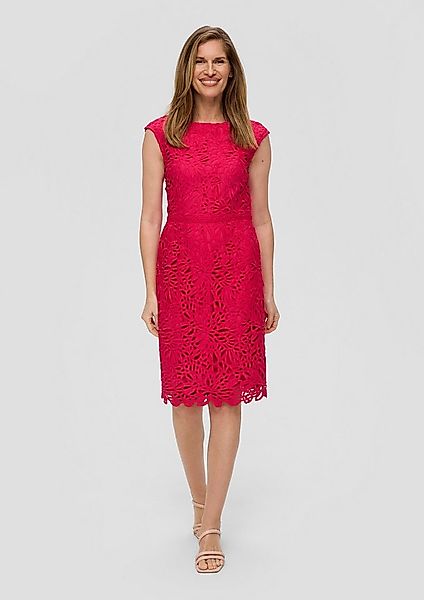 s.Oliver Midikleid Kleid Tailliertes Spitzenkleid günstig online kaufen