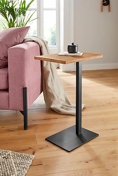 andas Beistelltisch "Coprosa" Maße (B/T/H): 32/43/65 cm, aus Eichenholz, FS günstig online kaufen