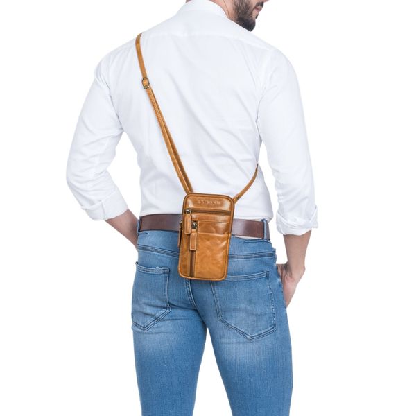 STILORD Handtasche "Asher" Leder Brustbeutel Herren günstig online kaufen