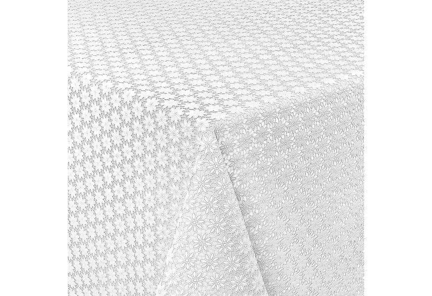 ANRO Tischdecke Lace Vinyltischdecke Häkelspitze Gartentischdecke (Einzelst günstig online kaufen