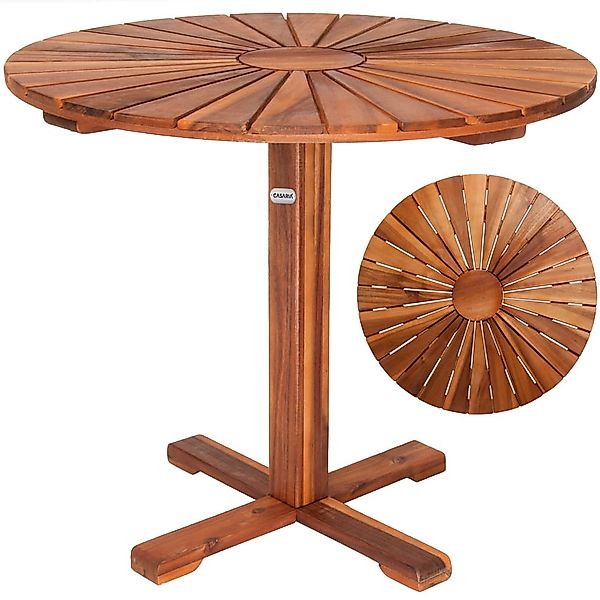 Casaria Gartentisch Sunrise (1-St), Balkontisch Holz günstig online kaufen