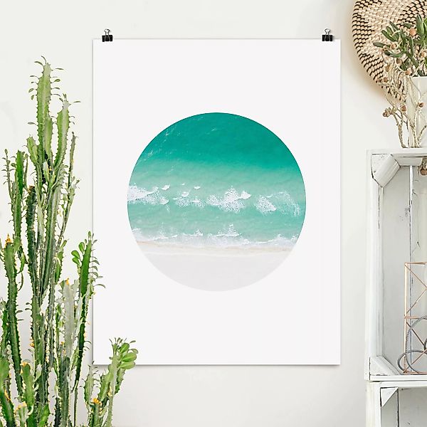 Poster Das Meer im Kreis günstig online kaufen