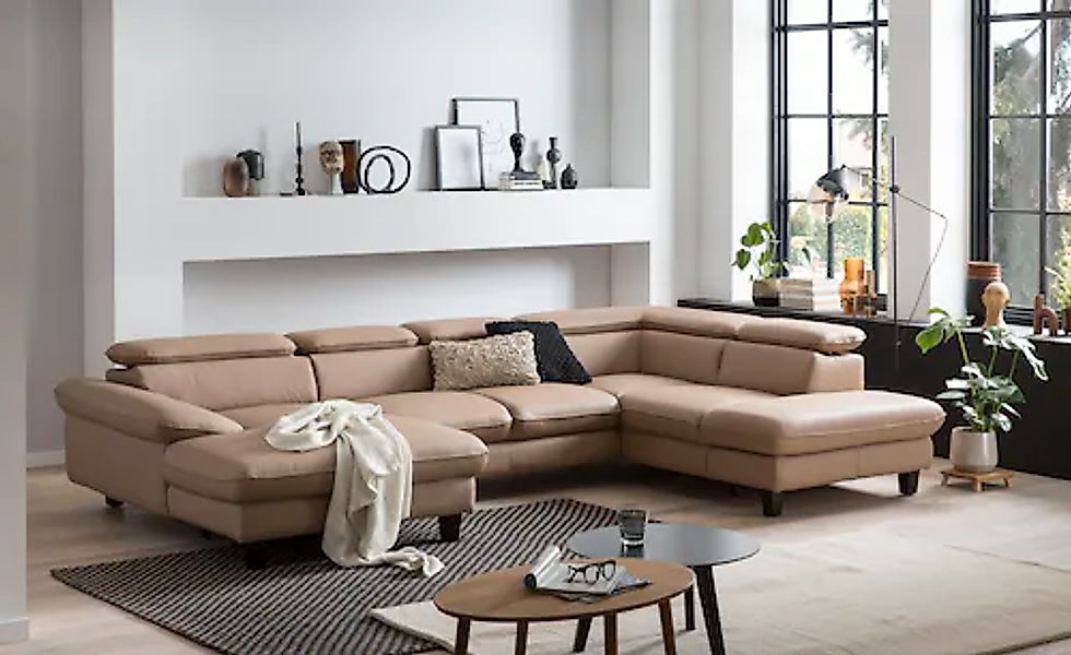 Home affaire "Pilot U-Form" mit Kopfteilverstellung, wahlweise mit Bettfunk günstig online kaufen