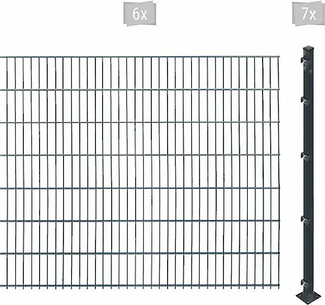 Arvotec Doppelstabmattenzaun »ESSENTIAL 143 zum Aufschrauben« Zaunhöhe 143 günstig online kaufen