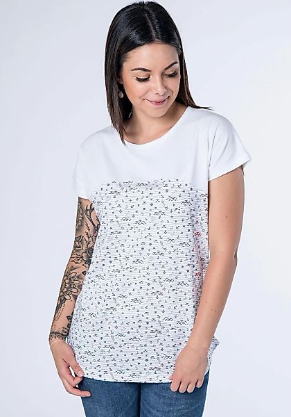 Alife & Kickin T-Shirt, trendy Longshirt mit Streifen-oder Musterprints günstig online kaufen