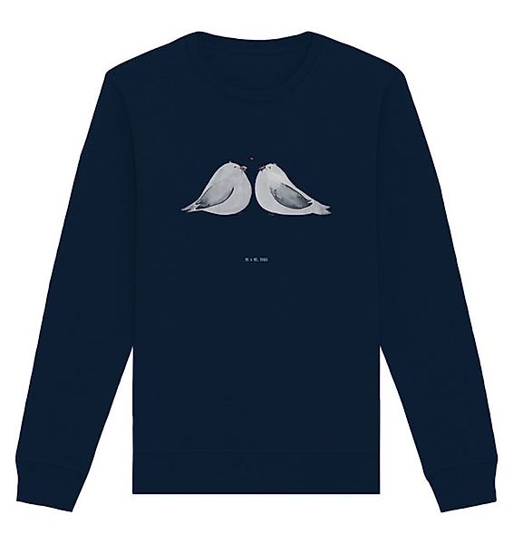 Mr. & Mrs. Panda Longpullover Turteltauben Liebe Größe L - French Navy - Ge günstig online kaufen