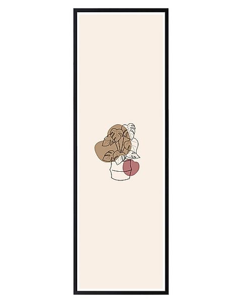 Close Up Bilderrahmen Posterrahmen 50 x 150 cm Holzdekor schwarz günstig online kaufen