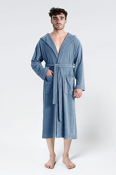 my home Herrenbademantel "Jule, ideal für Sauna & Spa, Hotelbademantel, Mor günstig online kaufen