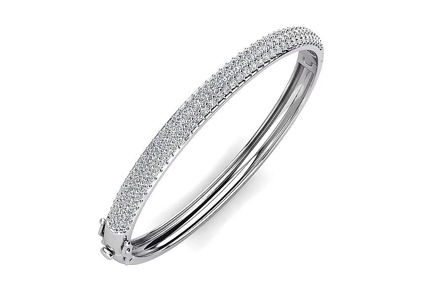 ROUGEMONT Armreif Funkelnder Zirkonia Damen Amreif Hypoallergen 18K Vergold günstig online kaufen