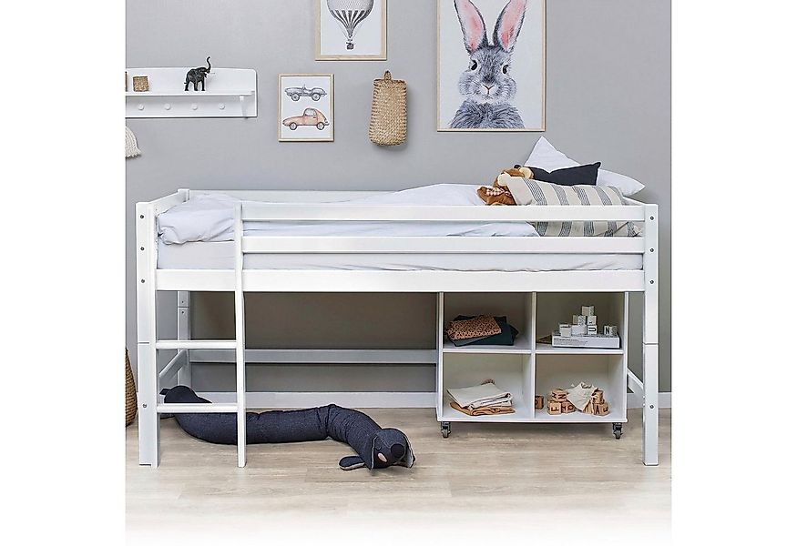 Hoppekids Hochbett "ECO Dream MY COLOR", 90x200, umbaubar in Einzelbett günstig online kaufen