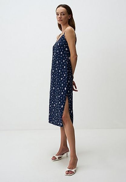 Jimmy Key Midikleid Gestreift Midi Kleid mit V-Ausschnitt Träger günstig online kaufen