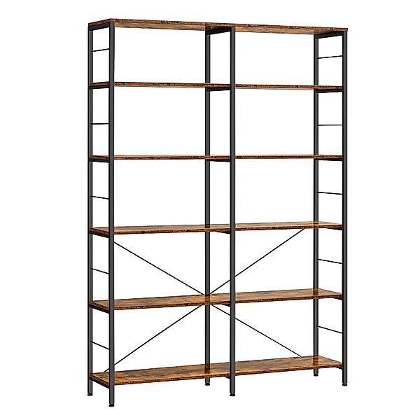 VASAGLE Bücherregal, Standregal mit 6 Ebenen, günstig online kaufen