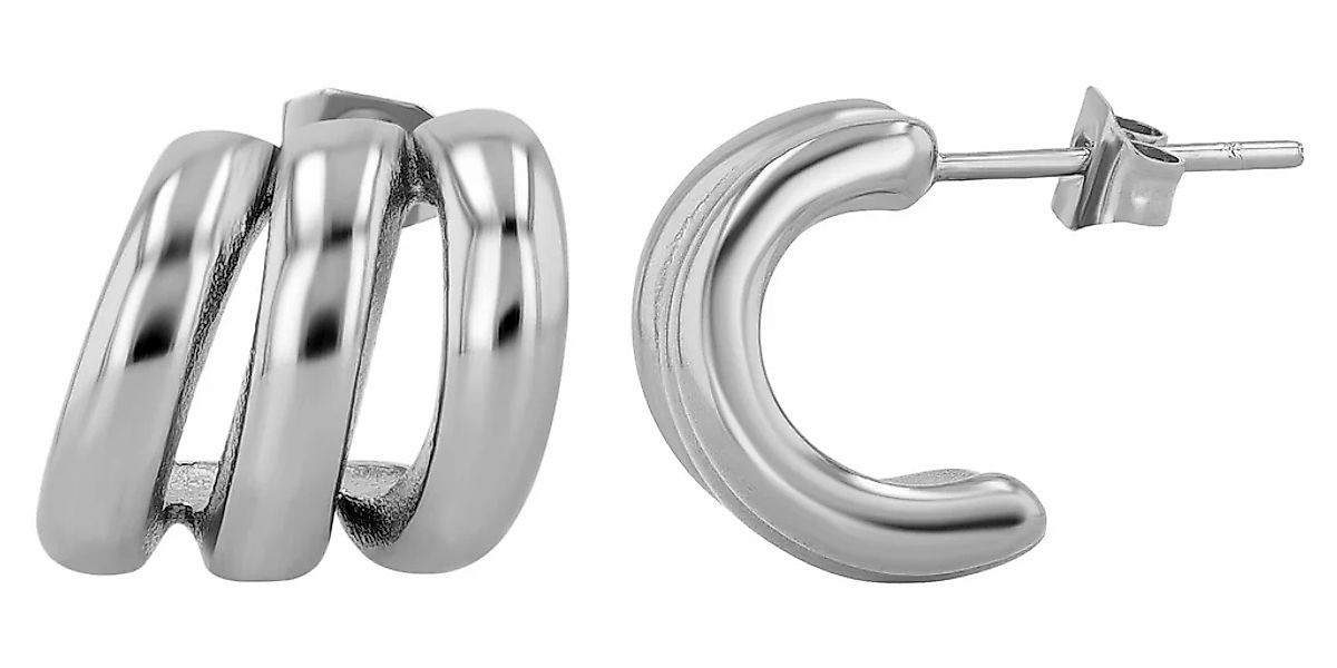 Adelia´s Paar Creolen "Damen Ohrringe – Creole aus Edelstahl" Perfekt zum V günstig online kaufen