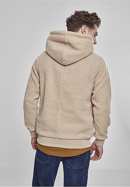 URBAN CLASSICS Rundhalspullover Urban Classics Herren Sherpa Hoody (1-tlg) günstig online kaufen