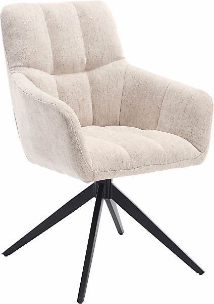 Home affaire Drehstuhl "Nizza" (Set) 2 Stk. Boucle Hochwertiger Stoff und r günstig online kaufen