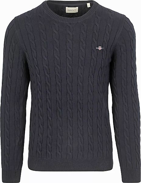 Rundhals-Pullover GANT blau günstig online kaufen