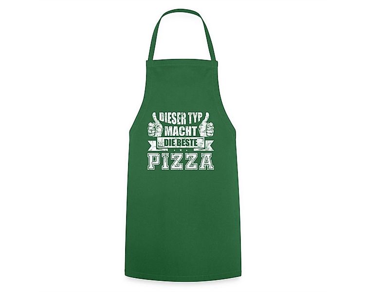 Spreadshirt Kochschürze Pizza Lustiger Spruch Pizzabäcker Italien Kochschür günstig online kaufen
