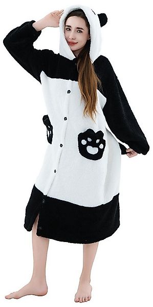 Corimori Plüschjacke Flauschiger Oversize Kuschel Deckenmantel + Kapuze pas günstig online kaufen