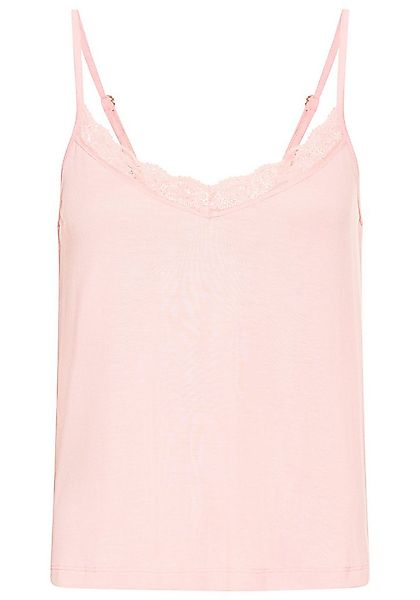 LASCANA Pyjamaoberteil (1-teilig) mit Spitze am V-Ausschnitt günstig online kaufen