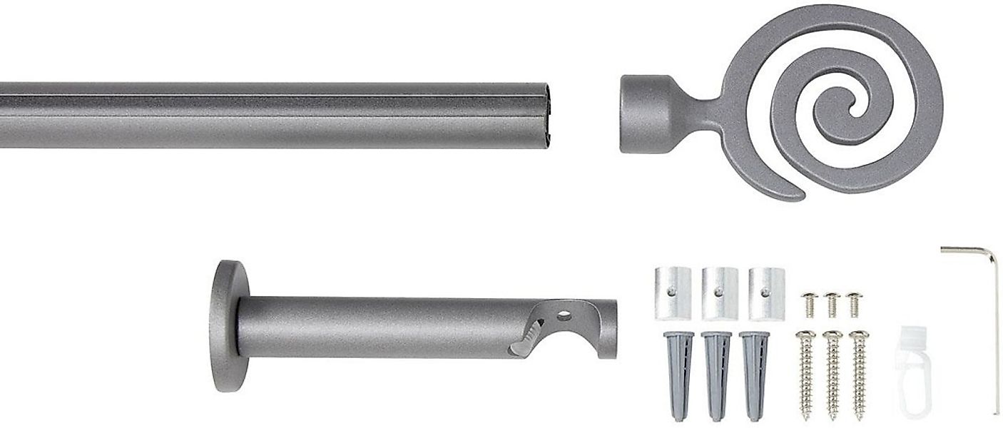 Good Life Innenlaufschiene "Espiral" Ø 20 mm 1 läufig-läufig Fixmaß günstig online kaufen