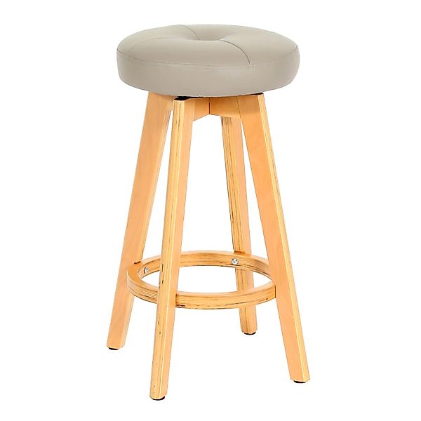 MCW Barhocker Boras Drehbar Taupe Helle Beine günstig online kaufen