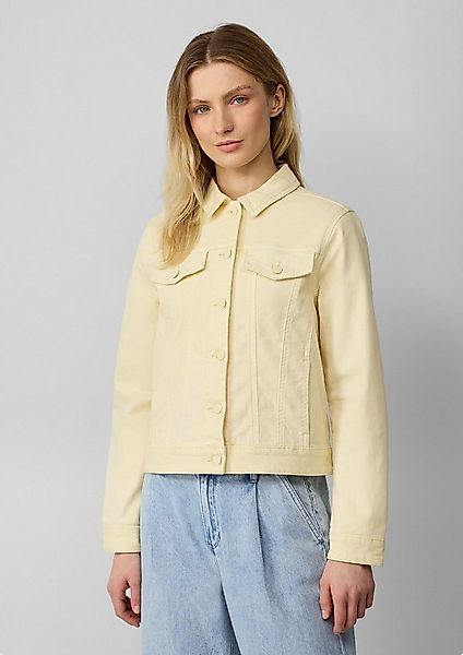 s.Oliver Funktionsjacke Indoor-Jacke Elastische Jeansjacke mit seitlichen E günstig online kaufen