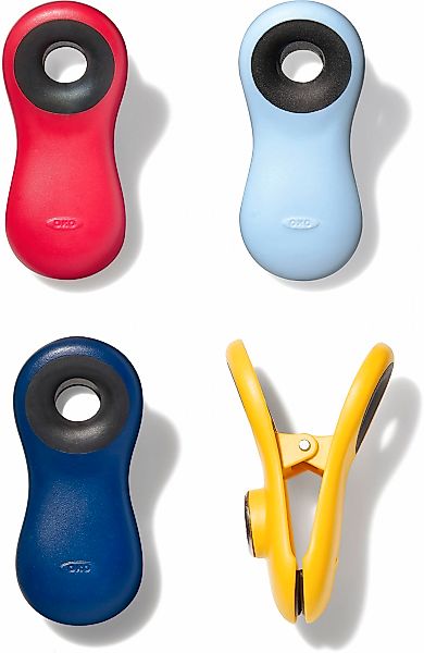 OXO Good Grips Verschlussklammer Allzweck-Magnetclips – 4er-Pack günstig online kaufen