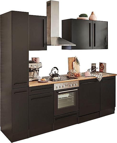 BASIC by Balculina Küchenzeile "Jazz", Breite 250 cm, wahlweise mit E-Gerät günstig online kaufen