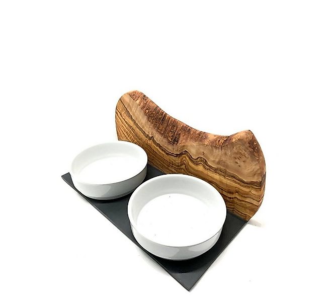 Olivenholz-erleben Futterstation 2-in-1 Futter- & Trinkstation MOUNTAIN Oli günstig online kaufen