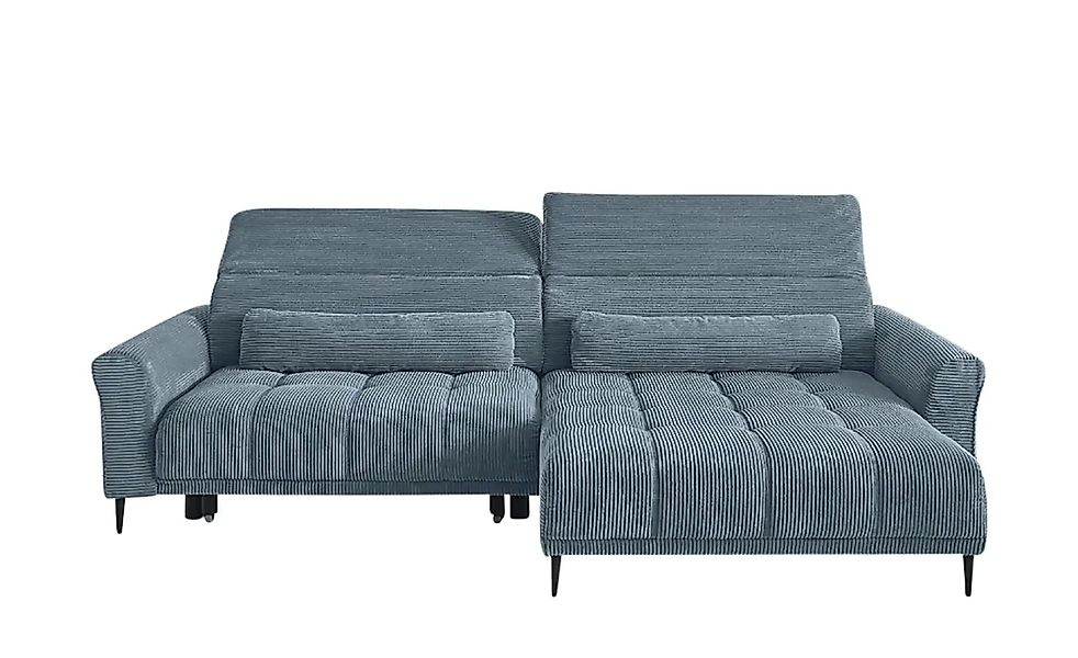Ecksofa  Logan ¦ blau ¦ Maße (cm): B: 277 H: 80 T: 179.0 Polstermöbel > Sof günstig online kaufen