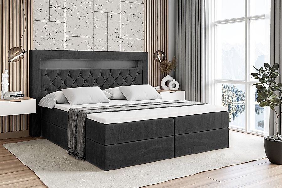 ALTDECOR Boxbett NOEL GOLD (Multipocket-Matratze H4. H3 Matratze Bonellfede günstig online kaufen