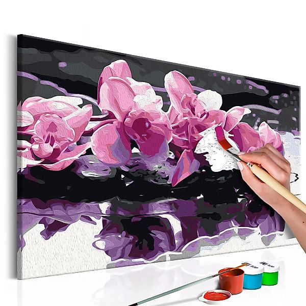 Malen Nach Zahlen - Violette Orchidee günstig online kaufen
