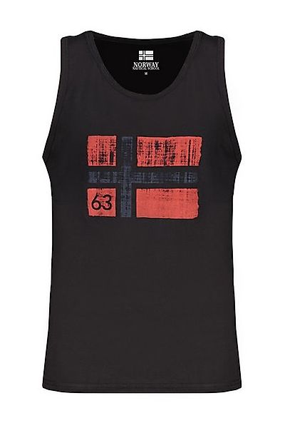 NORWAY 1963 Langarmhemd Schwarzes Herren-Tanktop mit Rundhalsausschnitt und günstig online kaufen