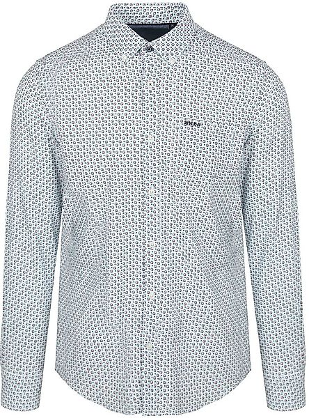 NZA Hemd Aidan Print Blau - Größe 3XL günstig online kaufen