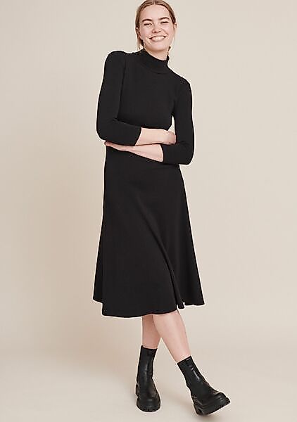 Midi Kleid - Arina Loose Dress - Aus Bio-baumwolle günstig online kaufen