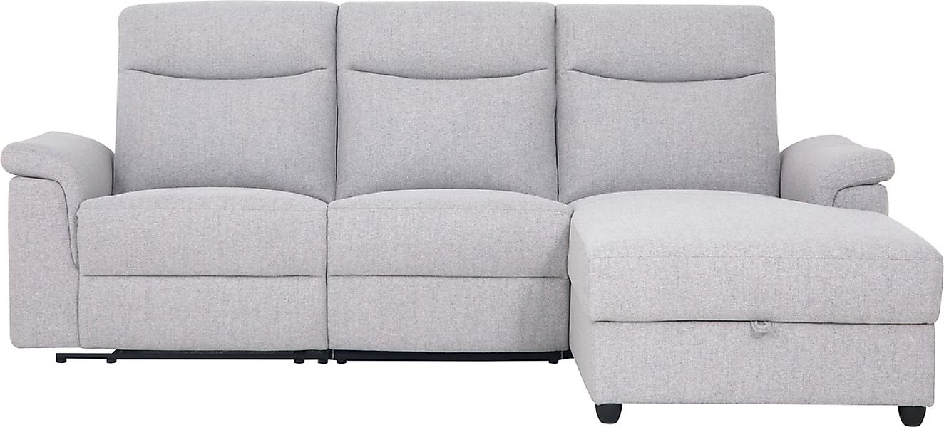 Home affaire Ecksofa "BRIONNE, L-Form, 255cm, manuelle u. elektrische Funkt günstig online kaufen