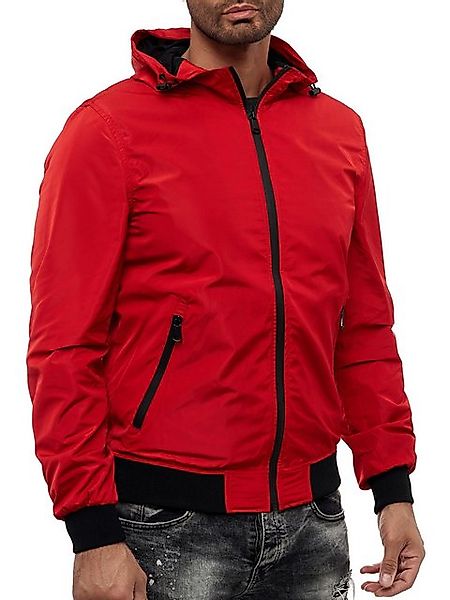 Egomaxx Blouson College Blouson mit Kapuze Regen Bomber (1-St) ED-RIM günstig online kaufen