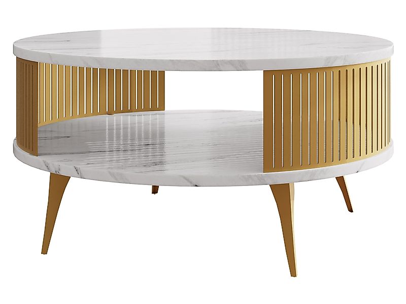MIRJAN24 Couchtisch Roenni Gold, Beine und günstig online kaufen