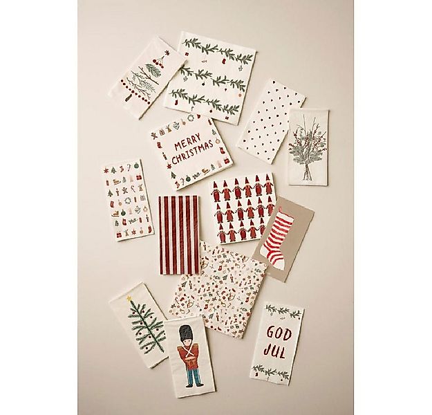 Ib Laursen Geschirr Ib Laursen Servietten Schneebeeren Kranz (20-teilig) günstig online kaufen