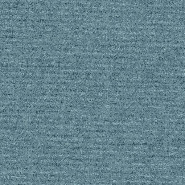 Bricoflor Vintage Tapete mit Hexagon Muster Vlies Fliesentapete in Blau für günstig online kaufen