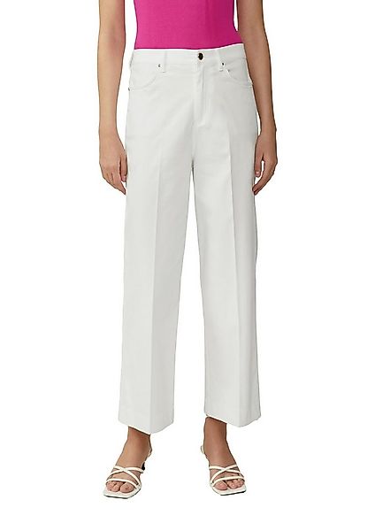 s.Oliver BLACK LABEL 7/8-Jeans mit geradem Bein und Buntfalte günstig online kaufen